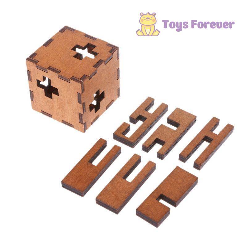 Wooden Cube Puzzle Box Wooden Cube Puzzle Box