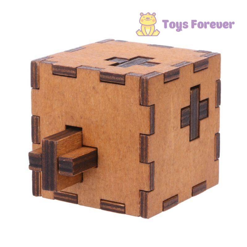 Wooden Cube Puzzle Box Wooden Cube Puzzle Box