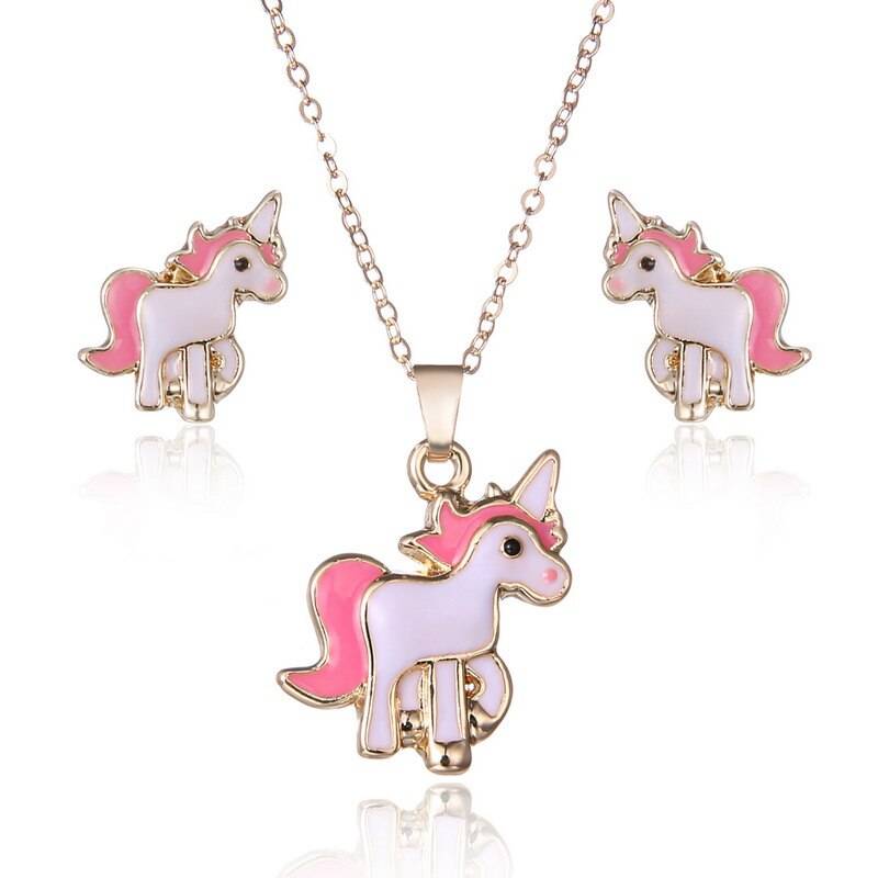 Girls' Unicorn Shaped Jewelry Set Girls' Unicorn Shaped Jewelry Set