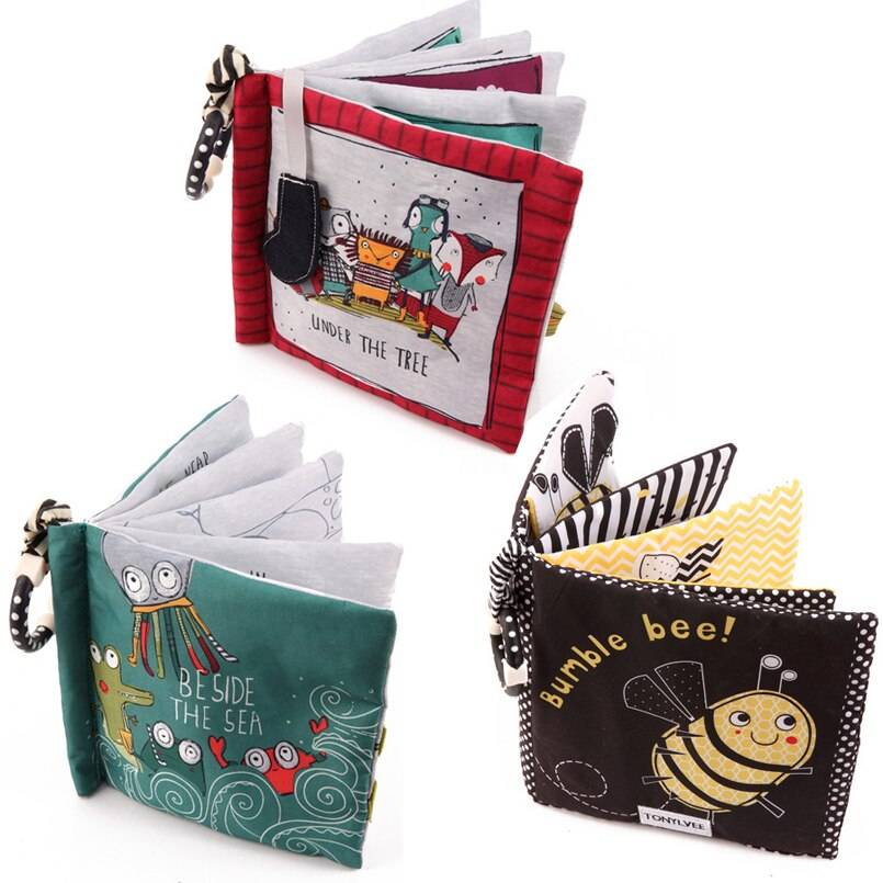 Cartoon Soft Educational Cloth Book Cartoon Soft Educational Cloth Book
