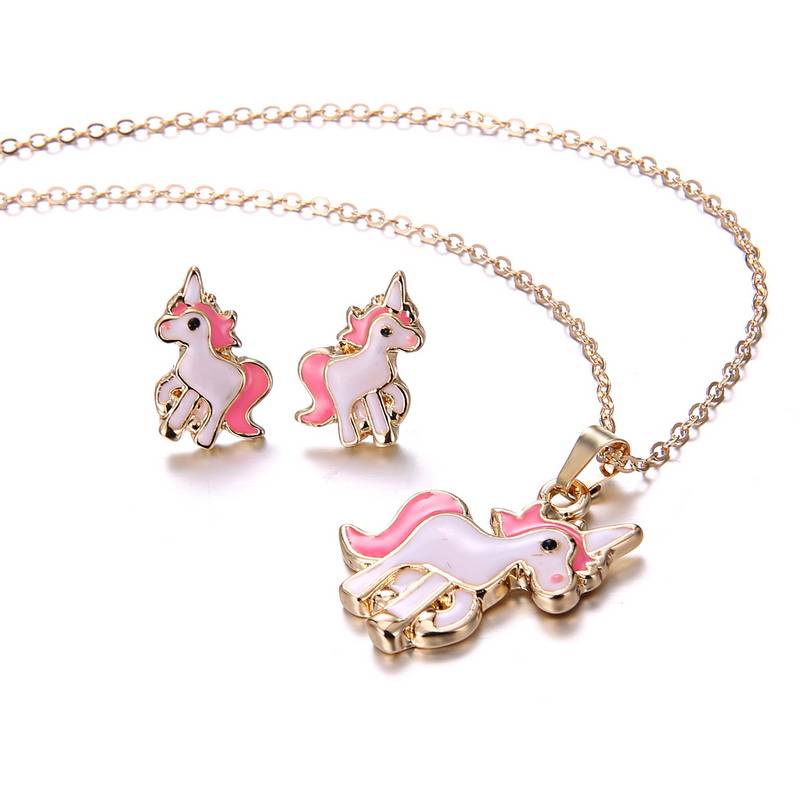 Girls' Unicorn Shaped Jewelry Set Girls' Unicorn Shaped Jewelry Set