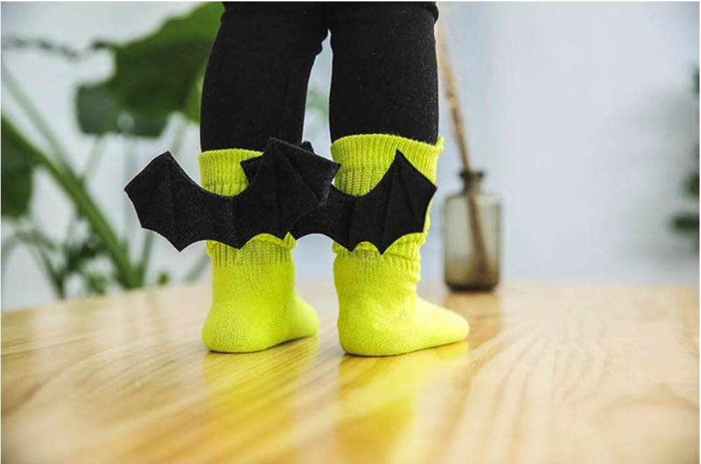 Kid's Fluorescent Color Halloween Socks Kid's Fluorescent Color Halloween Socks