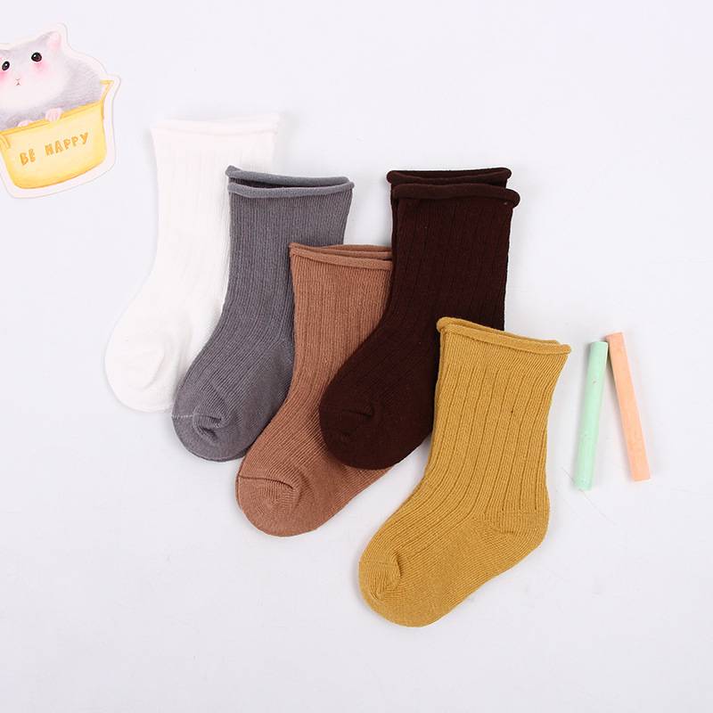 Set of 5 Baby Cotton Socks for Girls Set of 5 Baby Cotton Socks for Girls