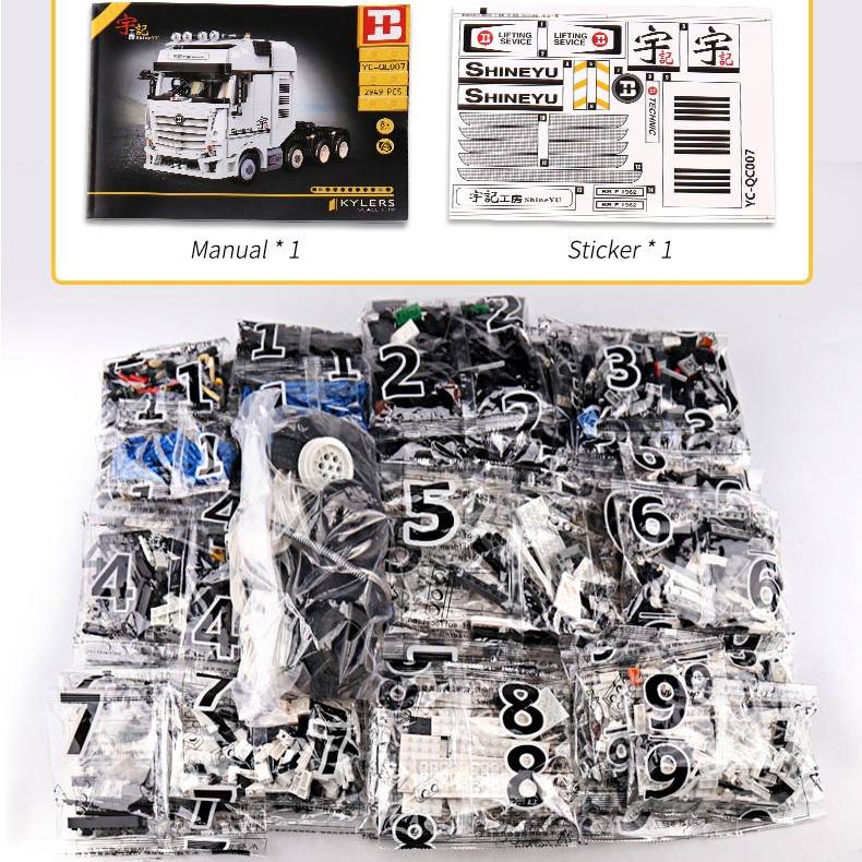 Building Blocks APP Control Truck Model Building Blocks APP Control Truck Model