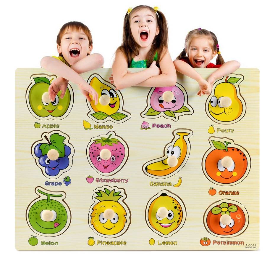 Montessori Wooden Puzzle Board Montessori Wooden Puzzle Board