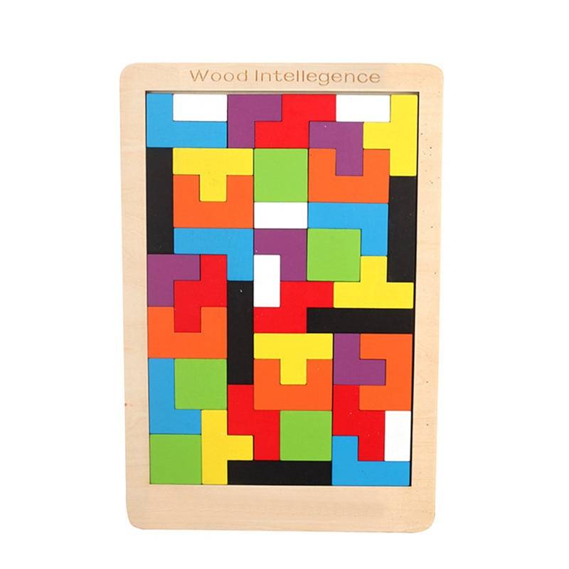 Wooden 3D Tetris Puzzle Wooden 3D Tetris Puzzle