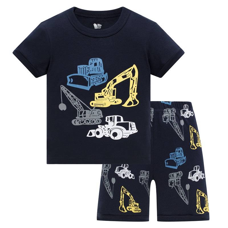 Boys Cotton T-Shirt Sleepwear Set Boys Cotton T-Shirt Sleepwear Set