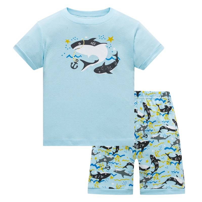 Boys Cotton T-Shirt Sleepwear Set Boys Cotton T-Shirt Sleepwear Set