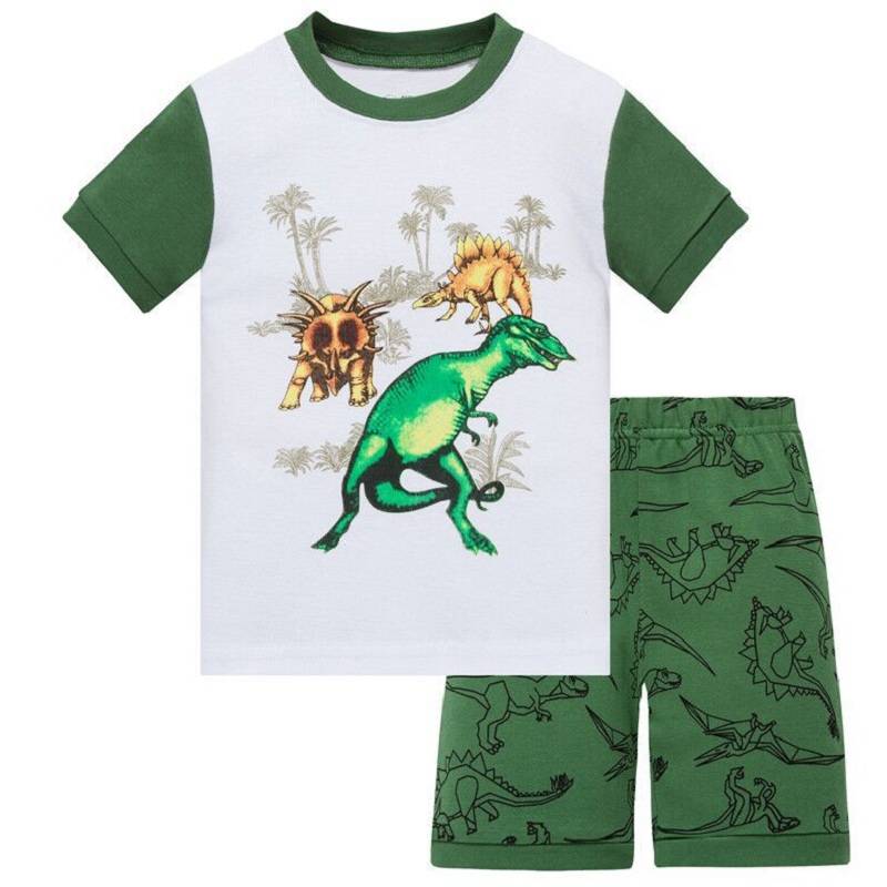 Boys Cotton T-Shirt Sleepwear Set Boys Cotton T-Shirt Sleepwear Set