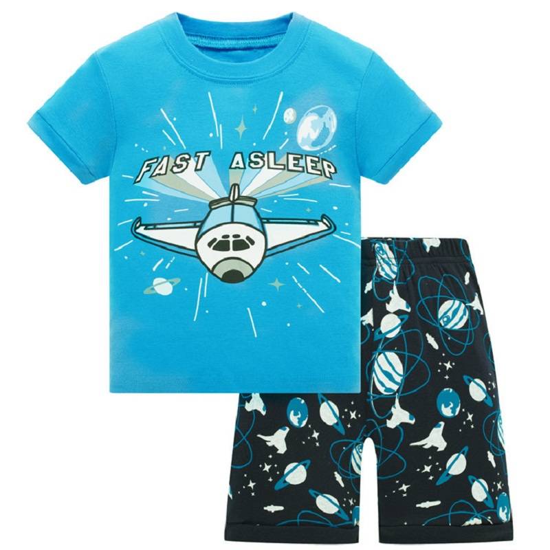 Boys Cotton T-Shirt Sleepwear Set Boys Cotton T-Shirt Sleepwear Set