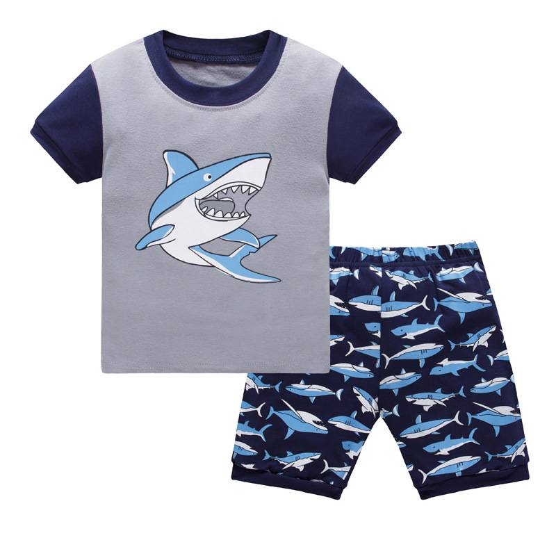 Boys Cotton T-Shirt Sleepwear Set Boys Cotton T-Shirt Sleepwear Set