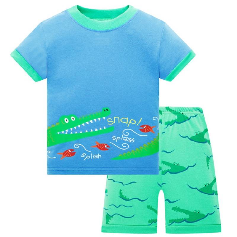 Boys Cotton T-Shirt Sleepwear Set Boys Cotton T-Shirt Sleepwear Set