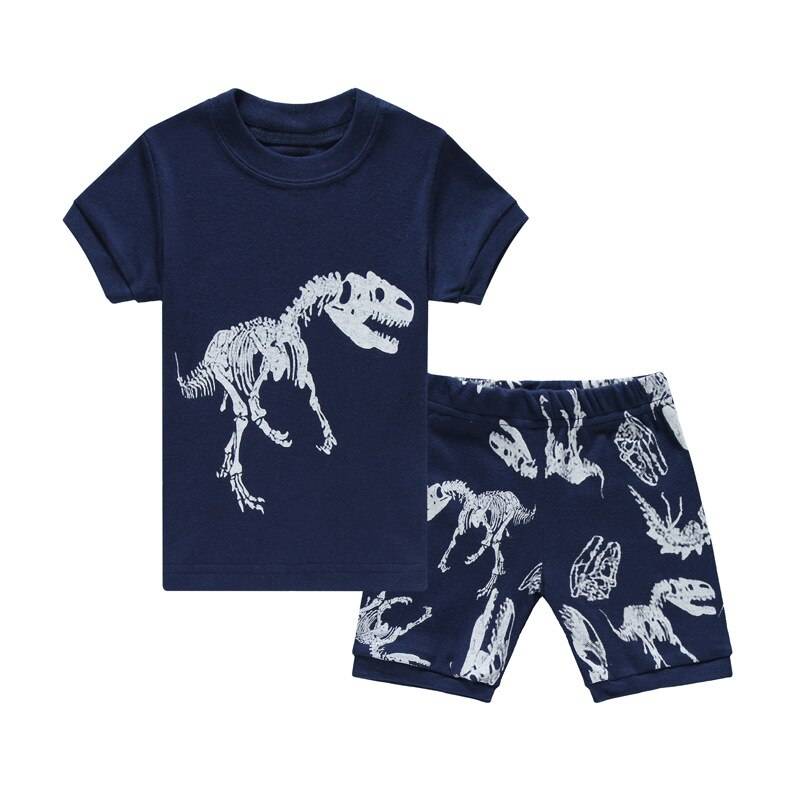 Boys Cotton T-Shirt Sleepwear Set Boys Cotton T-Shirt Sleepwear Set