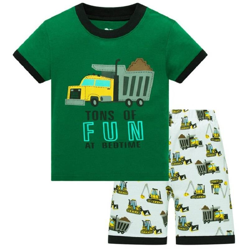 Boys Cotton T-Shirt Sleepwear Set Boys Cotton T-Shirt Sleepwear Set