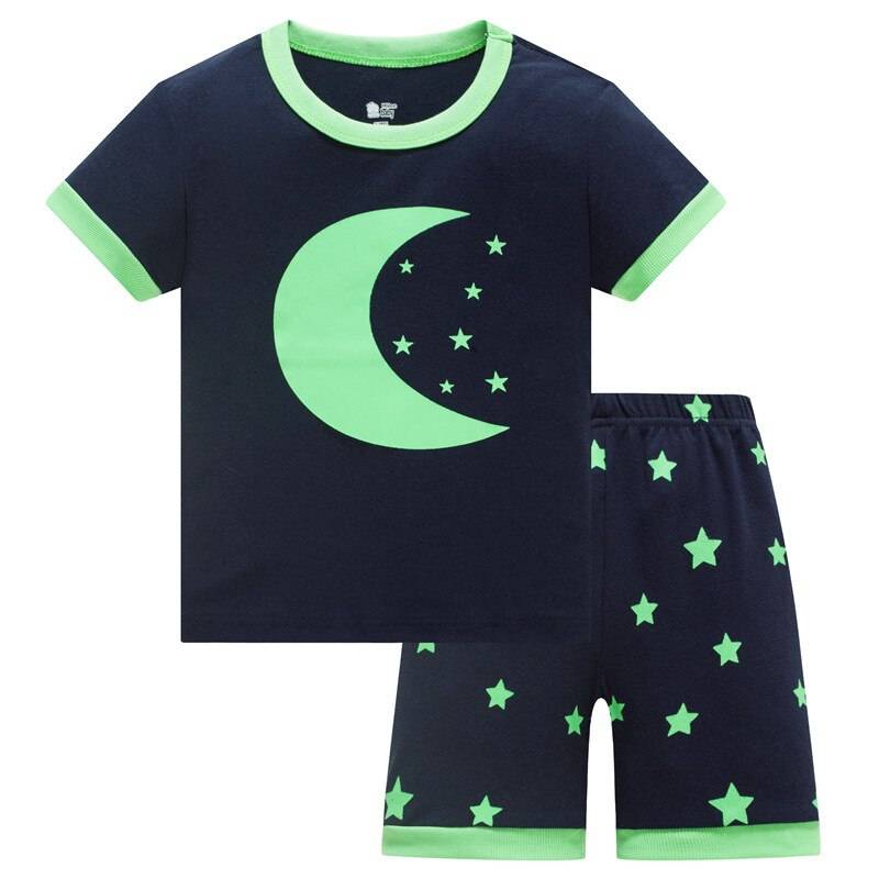 Boys Cotton T-Shirt Sleepwear Set Boys Cotton T-Shirt Sleepwear Set