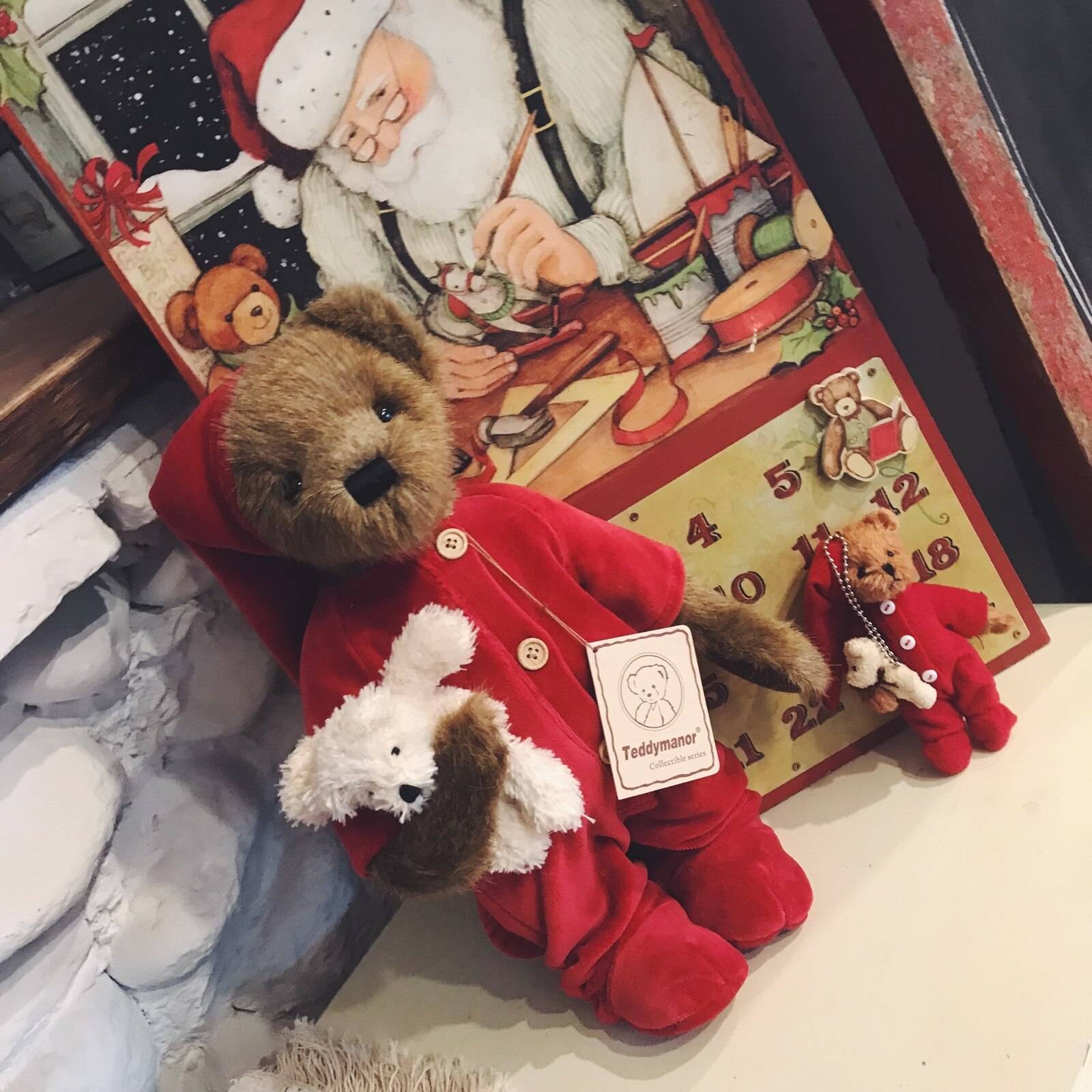 Christmas Sleepy Teddy Bear Toy Christmas Sleepy Teddy Bear Toy