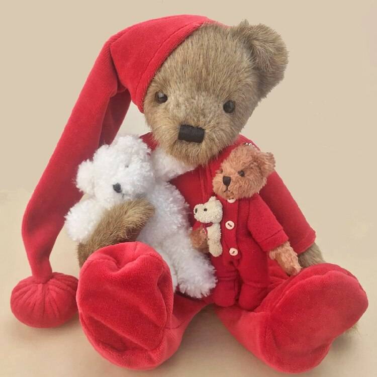 Christmas Sleepy Teddy Bear Toy Christmas Sleepy Teddy Bear Toy