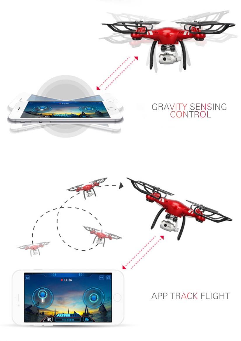 Large Plastic Drone with Brush Motor